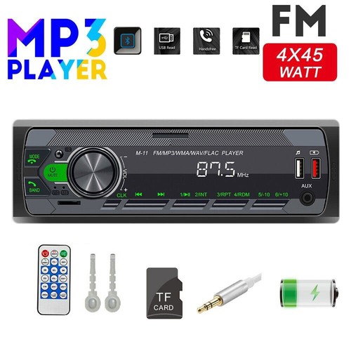 Single din car radio - single,