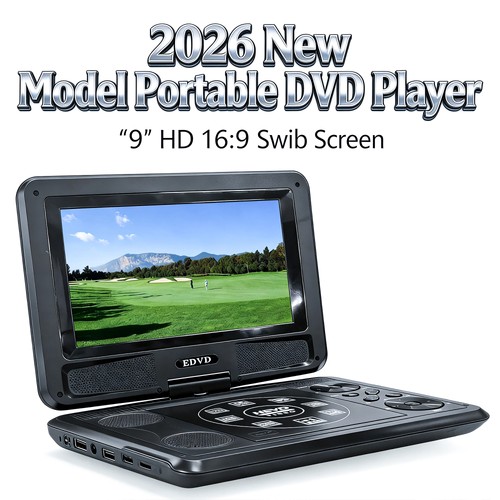 Portable dvd player - with, 9"