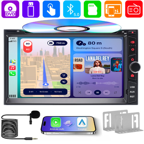 Double din android auto - 7",