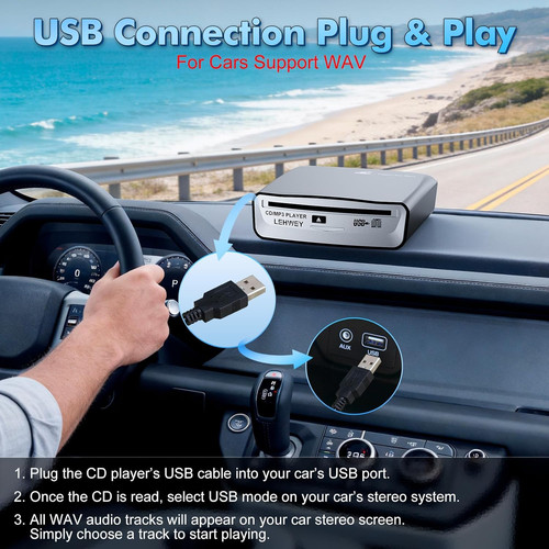Lehwey usb player for car - lehwey,