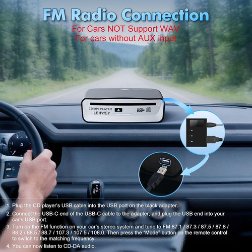 Lehwey usb player - cd, for