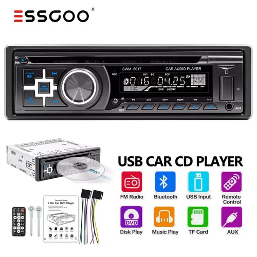 Single din car radio stereo - 1,