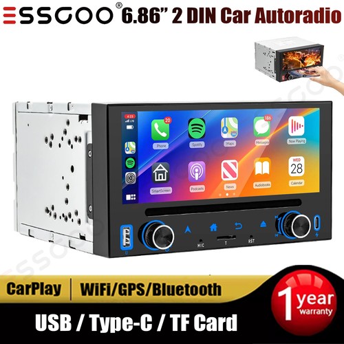 Car stereo radio double - 6.86",