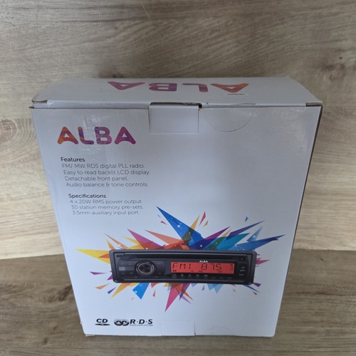 Alba ics105 car radio with - ics105, in-car